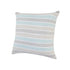 18" X 18" Blue White And Gray 100% Cotton Chevron Zippered Pillow